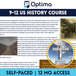 OptimaED Self-Paced Grades 9-12 U.S. History