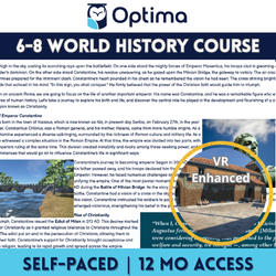 OptimaED Self-Paced Grades 6-8 World History